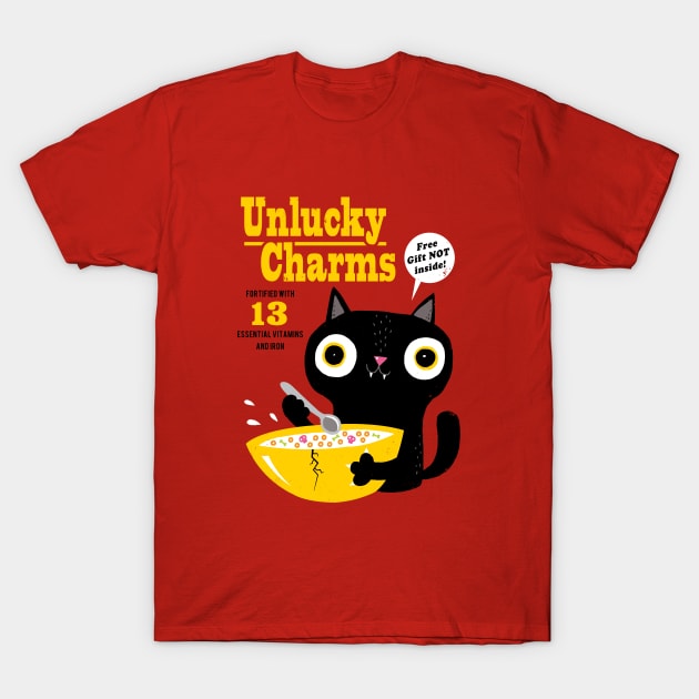 Unlucky Charms T-Shirt by DinoMike